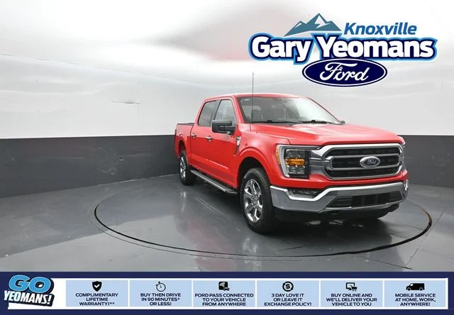Used 2023 Race Red Ford XLT image 1