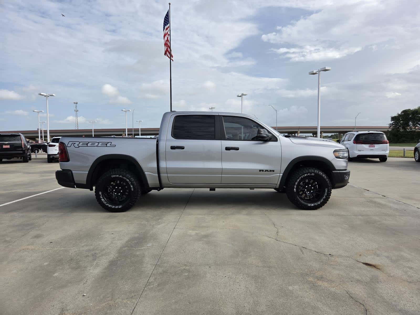 Used 2025 Billet Silver Metallic Clearcoat Ram Rebel image 6