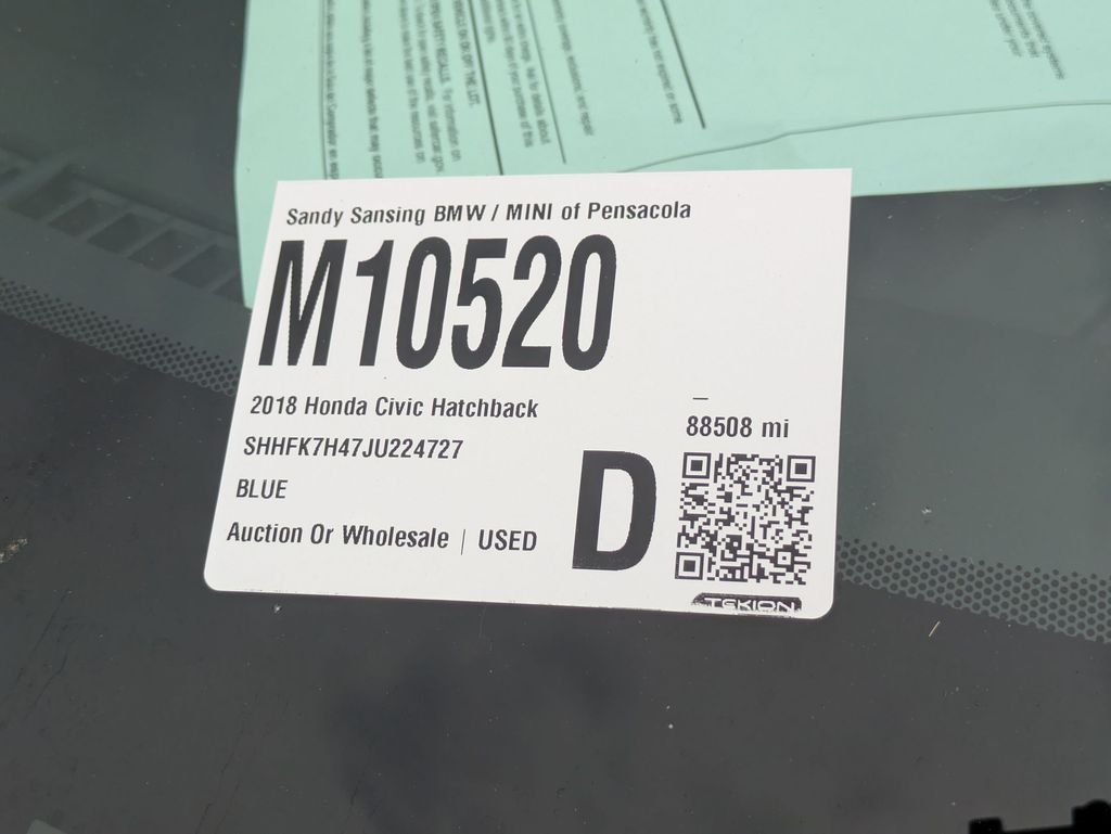 Used 2018 Blue Honda Sport image 7
