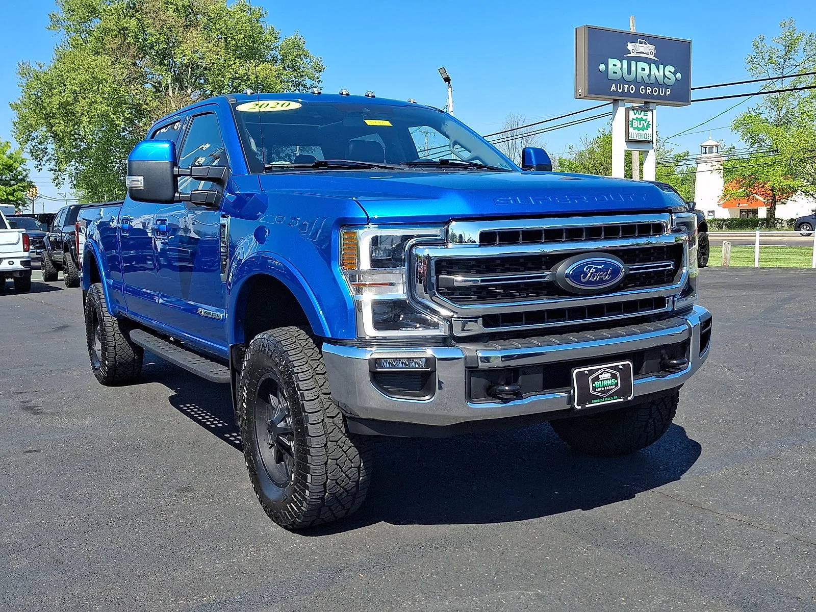 Used 2020 Velocity Blue Metallic   E7 Ford LARIAT image 2
