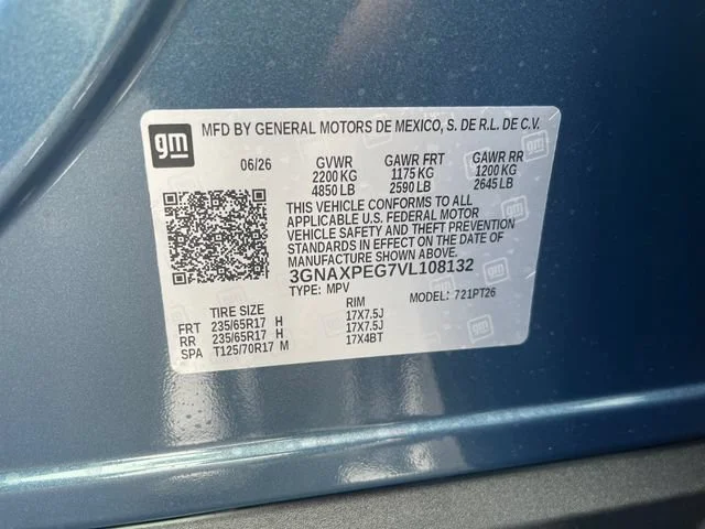 New 2027 Lakeshore Blue Metallic Chevrolet LT image 30