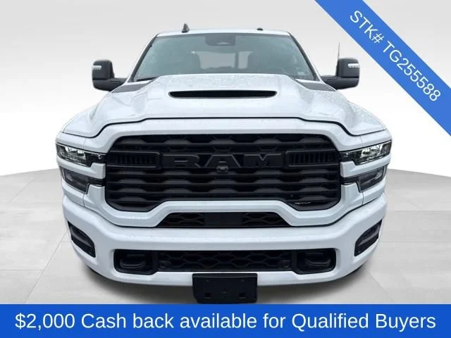 New 2026 Bright White Clear-Coat Exterior Paint RAM Black Express image 2