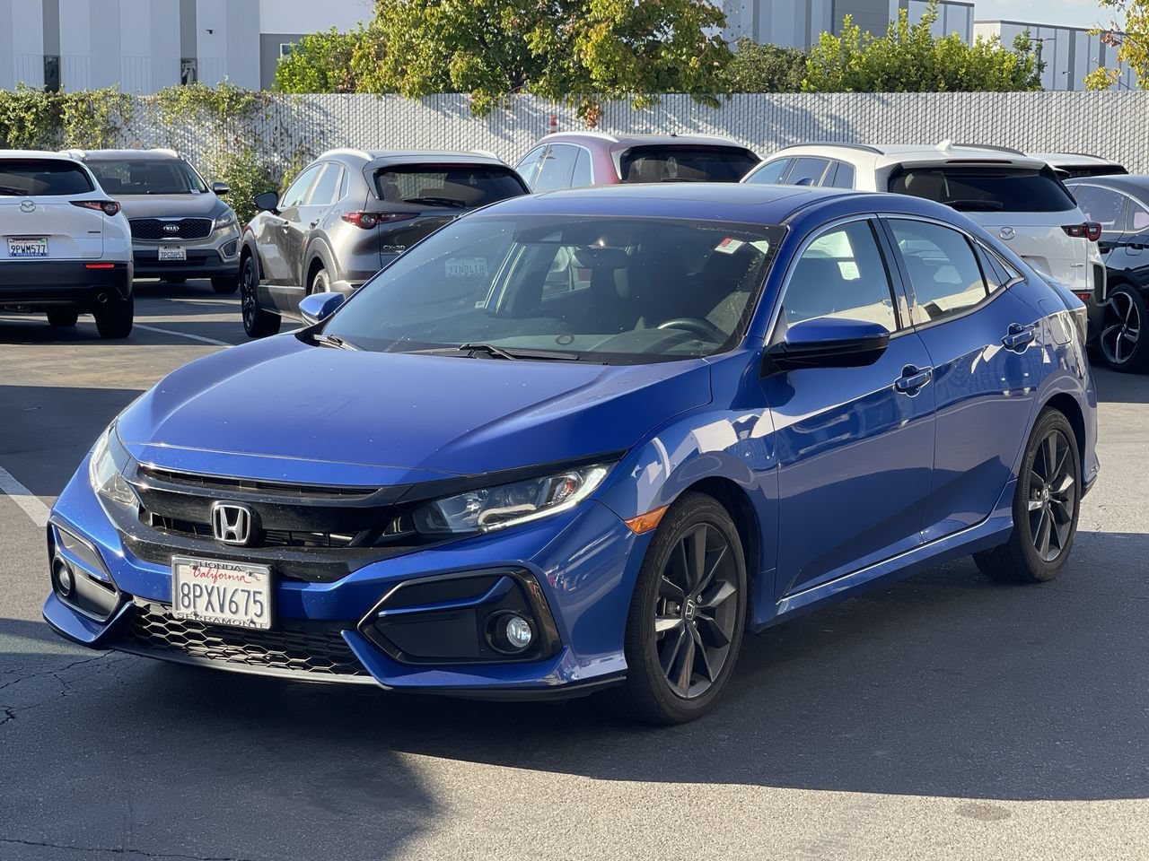 Used 2020 Blue Honda EX image 2