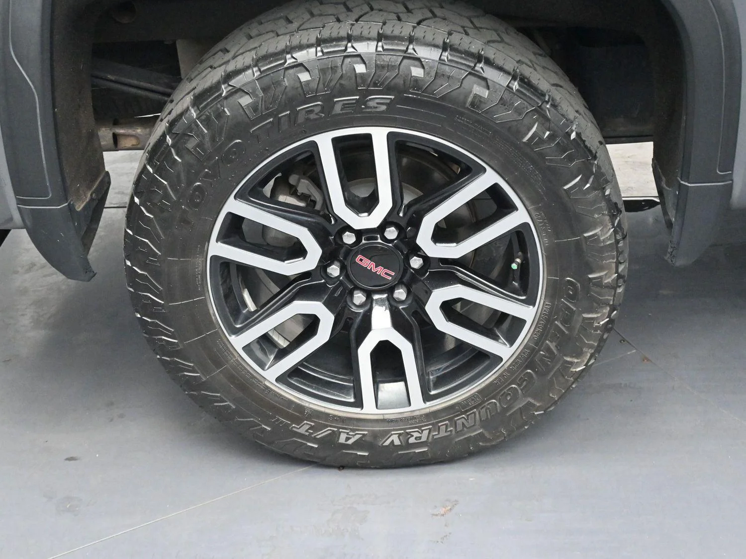 Used 2021 Satin Steel Metallic GMC AT4 image 36