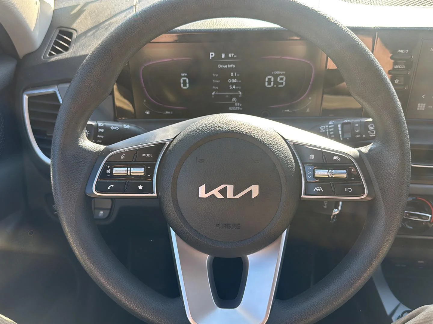 Used 2024 Neptune Blue Kia LX image 2