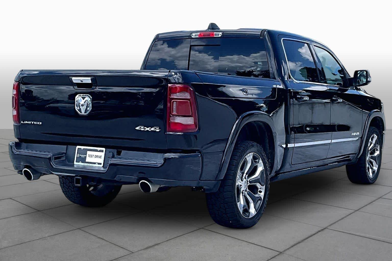 Used 2020 Diamond Black Crystal Pearlcoat Ram Limited image 12