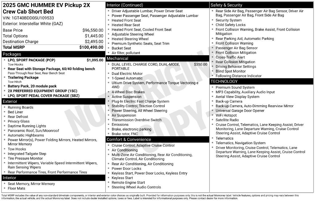 Used 2025 White GMC 2X image 7