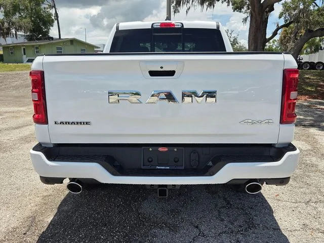 New 2026 Bright White Clear-Coat Exterior Paint RAM Laramie image 7
