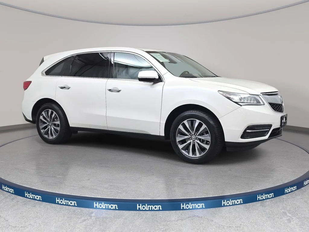 Used 2015 White Diamond Pearl Acura 3.5L Technology Package image 4