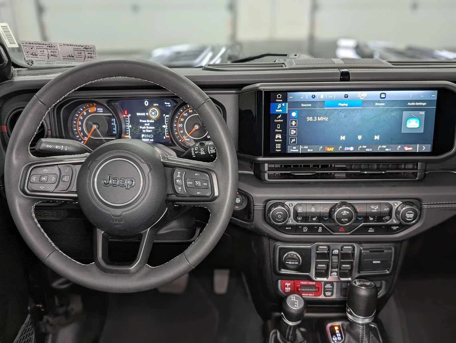 Used 2025 Black Clearcoat Jeep Rubicon image 5