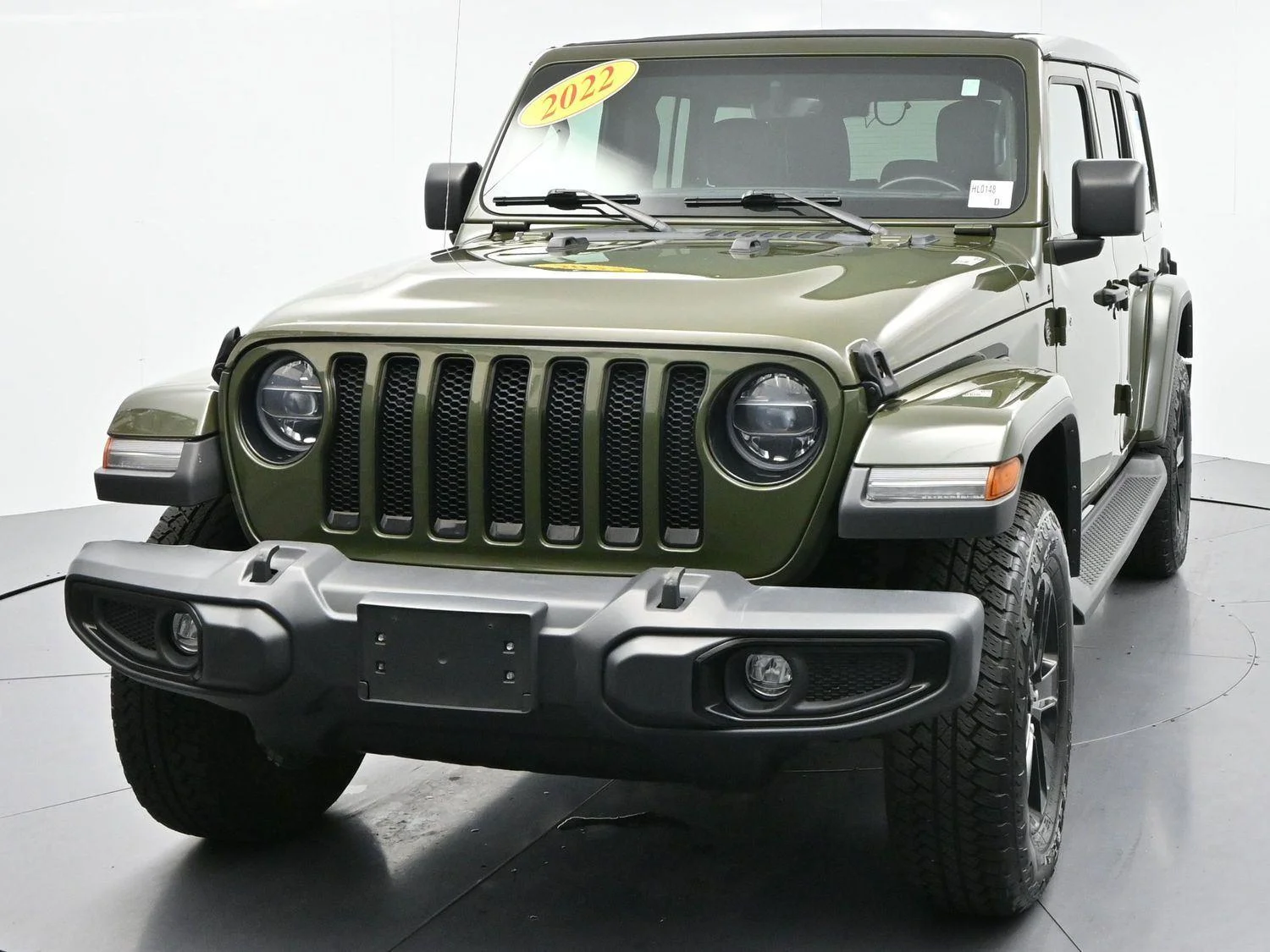 Used 2022 Sarge Green Clearcoat Jeep Unlimited Sahara Altitude image 3