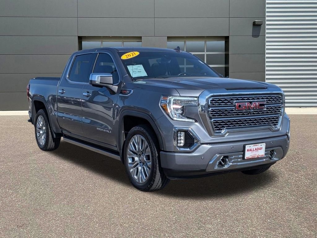 Used 2021 Satin Steel Metallic GMC Denali image 3
