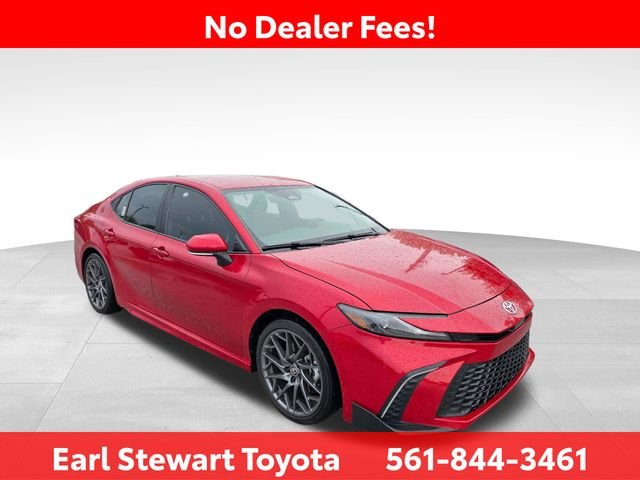 Used 2025 Red Toyota SE image 2
