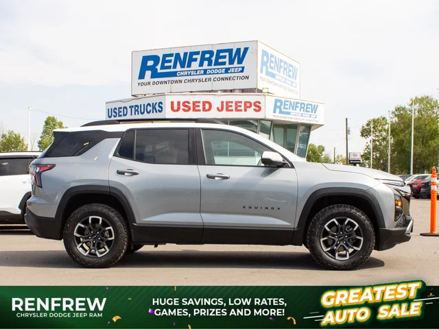 2025 Chevrolet Equinox AWD ACTIV* | Evotex/Sueded Microfiber Seating | A/T Tires | Aggressive Off-Road ACTIV Styling |
