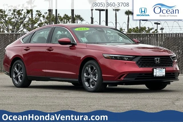 New 2026 Radiant Red Metallic Honda EX-L image 1