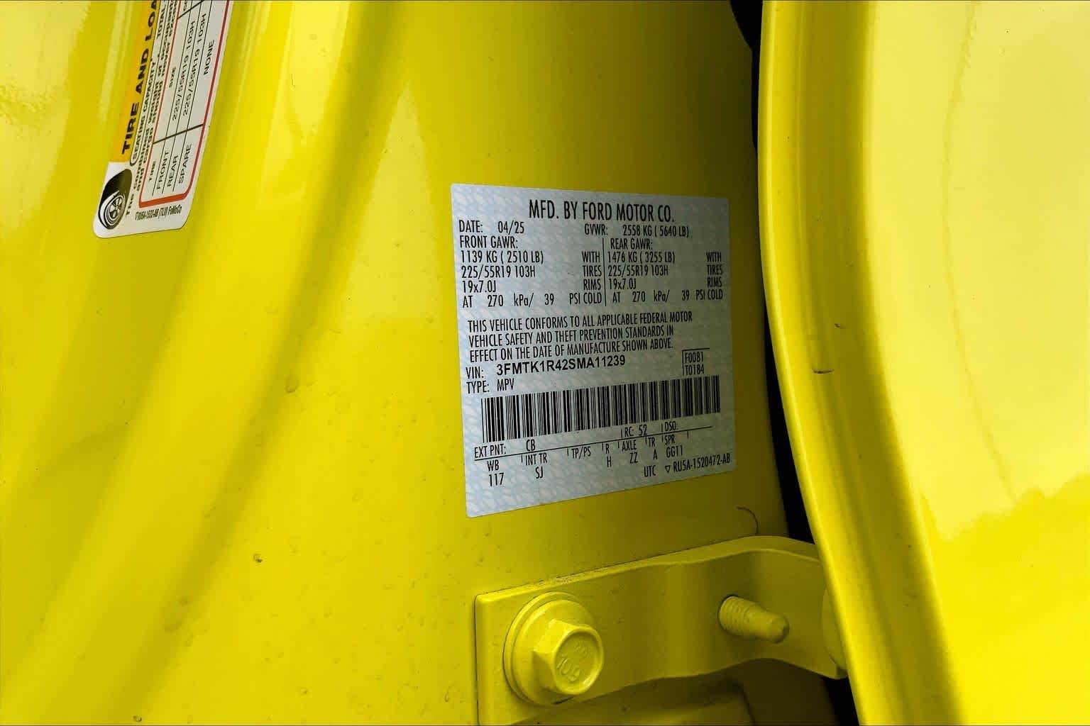 Used 2025 Grabber Yellow Ford Select image 33