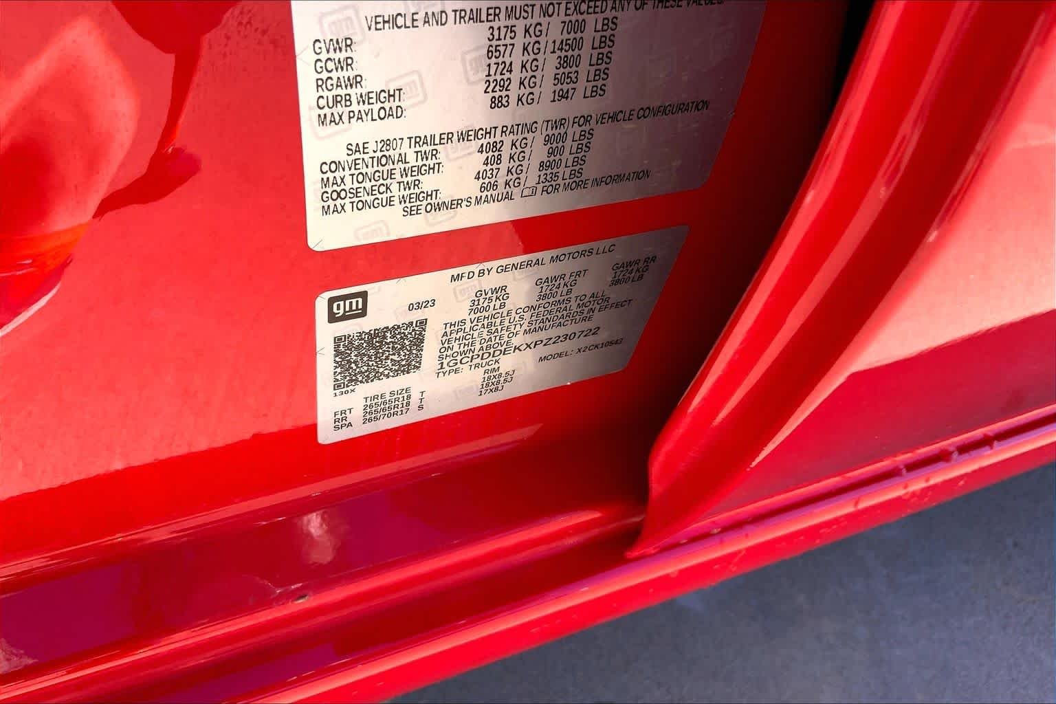 Certified Used 2023 Red Hot Chevrolet LT image 33