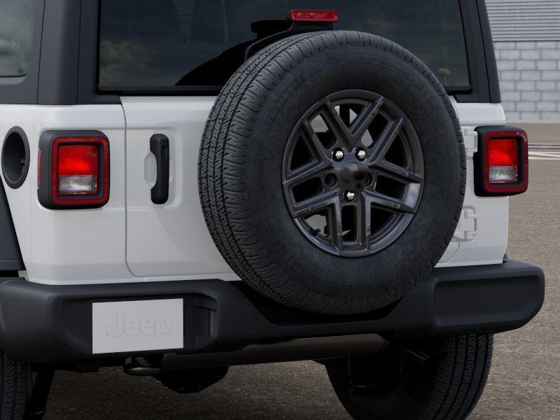 New 2026 Bright White Clear-Coat Exterior Paint Jeep Sport S image 13