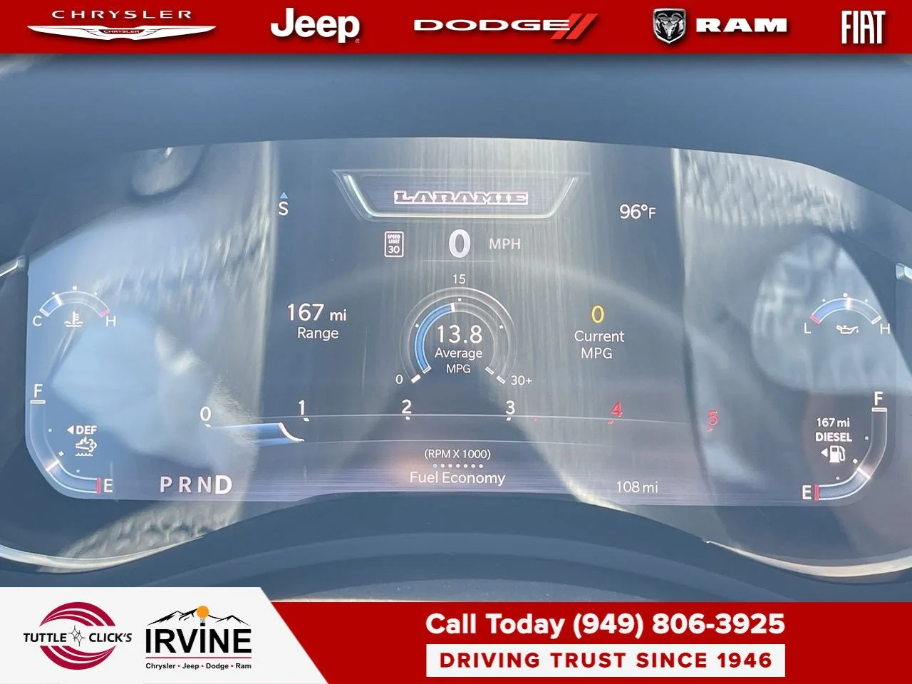New 2026 Bright White Clear-Coat Exterior Paint RAM Laramie image 30