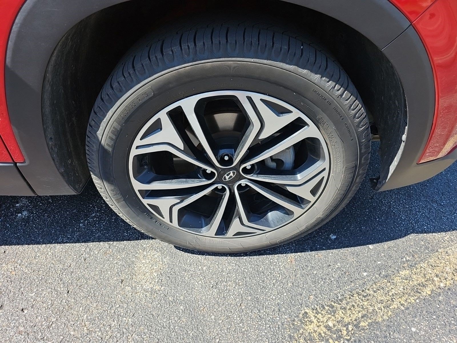 Used 2020 Calypso Red Hyundai Limited image 8