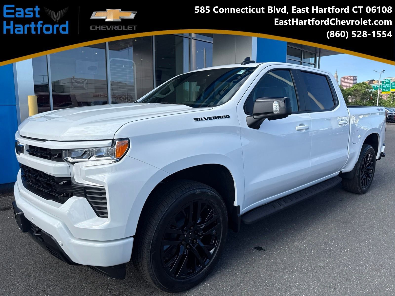 New 2026 Summit White Chevrolet RST with 22inch Black Wheels - Convenience II - Safety - Sunroof - Leather - Dark Essentials - Protection *In Stock* image 1