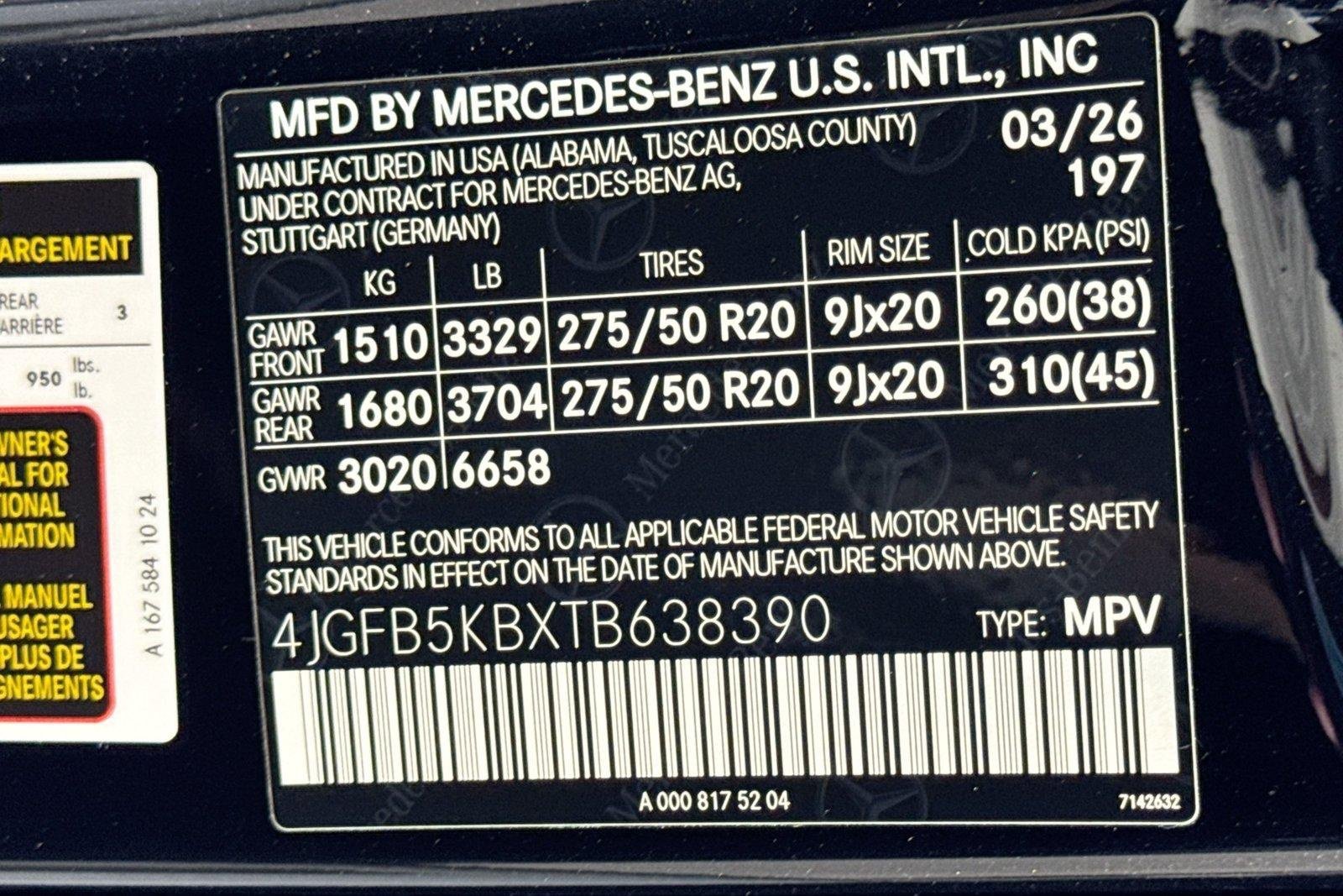 New 2026 Obsidian Black Metallic Mercedes-Benz GLE 450 image 30