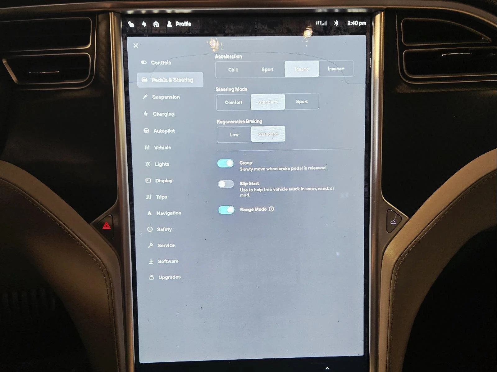 Used 2015 White Tesla P85D image 35