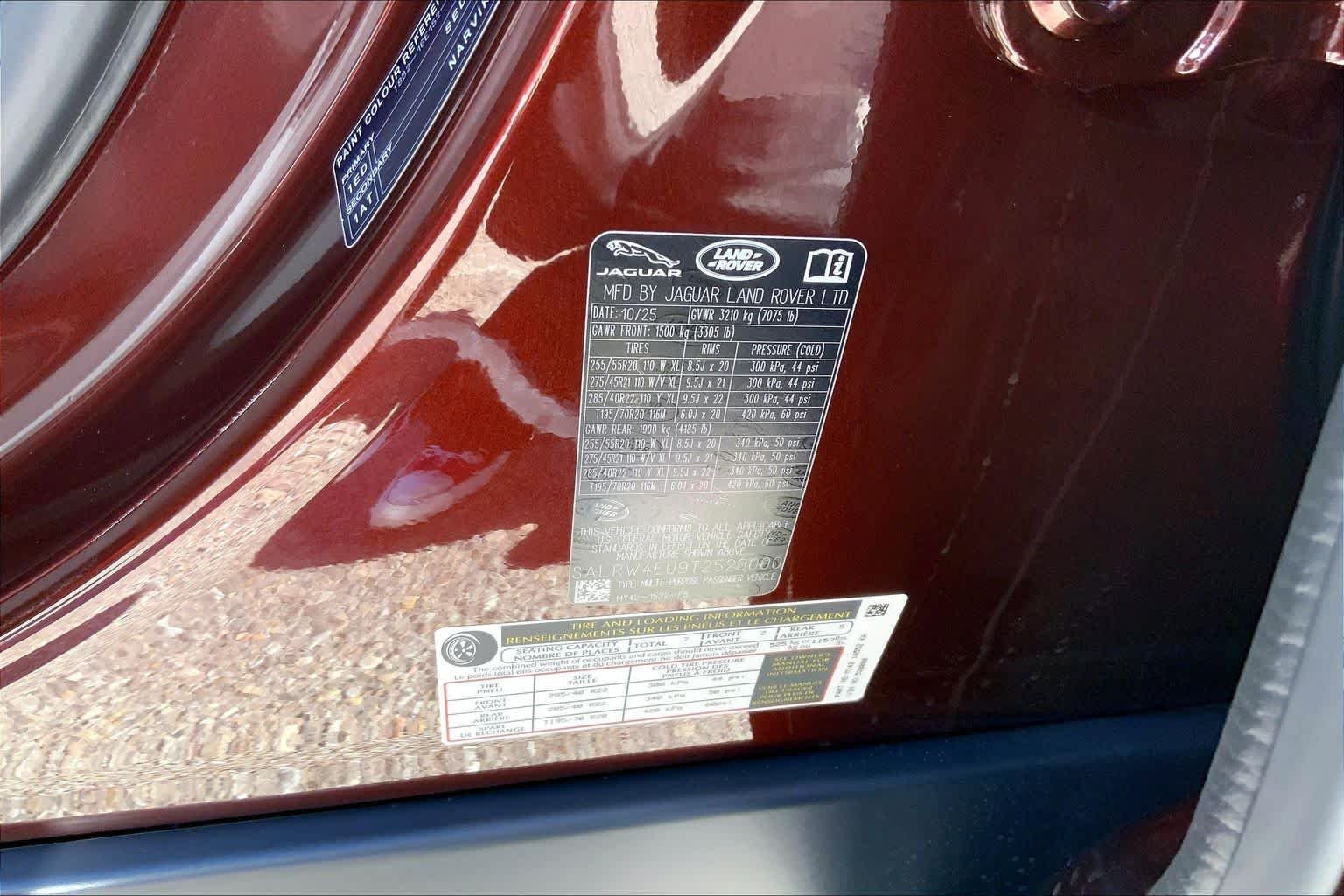 New 2026 Sedona Red LAND ROVER Gemini Edition image 19