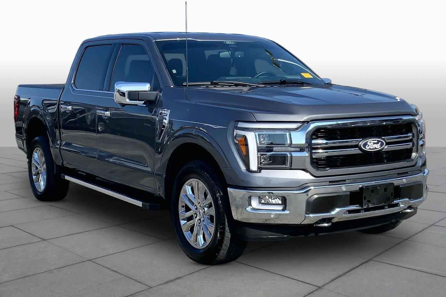 Used 2024 Carbonized Gray Metallic Ford LARIAT image 3