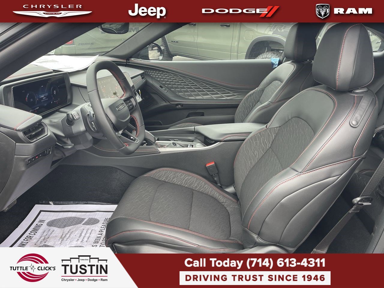 New 2026 Diamond Black Crystal Pearlcoat Dodge Scat Pack image 17