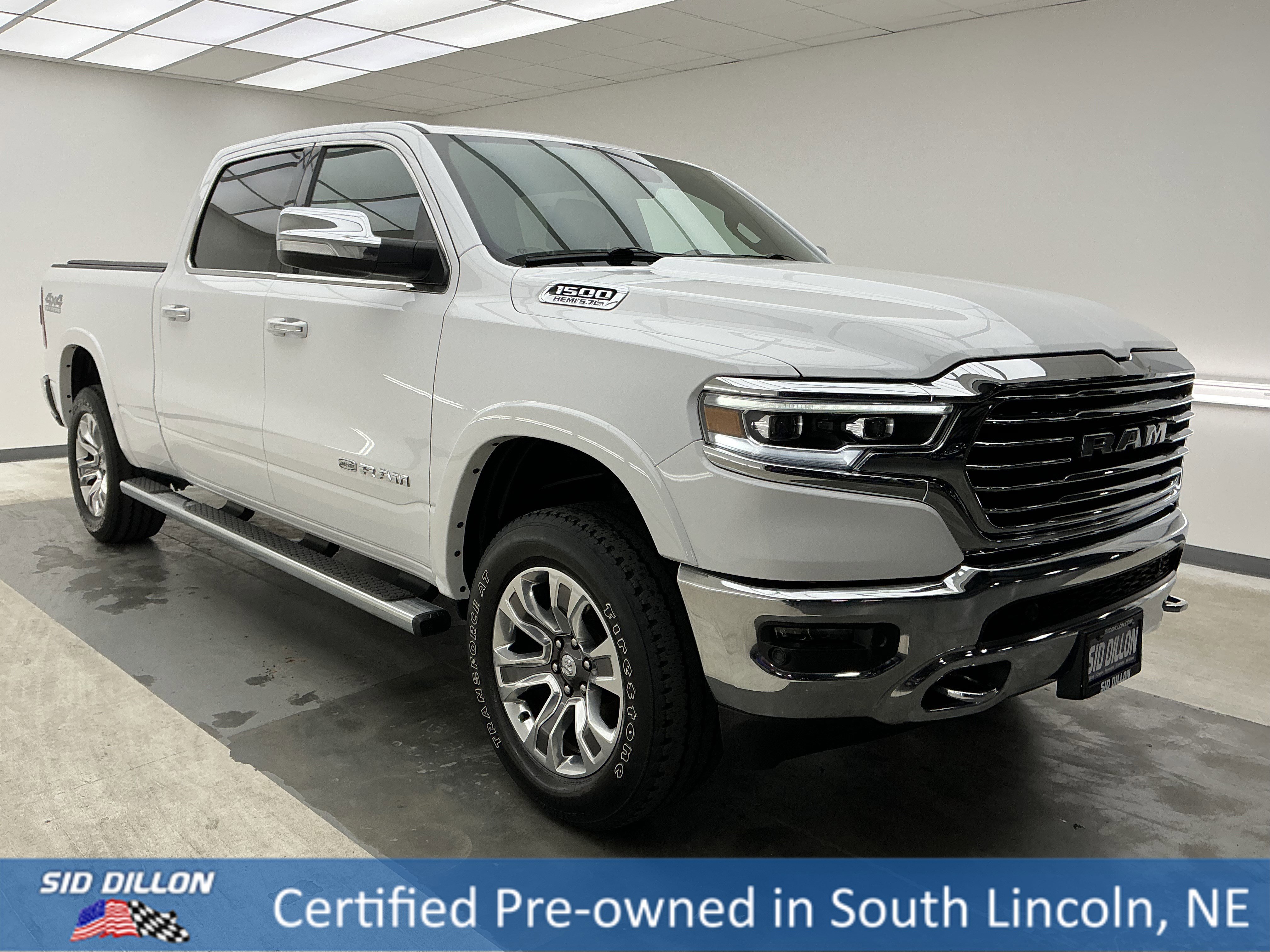 Used 2020 Bright White Clearcoat Ram Longhorn image 3