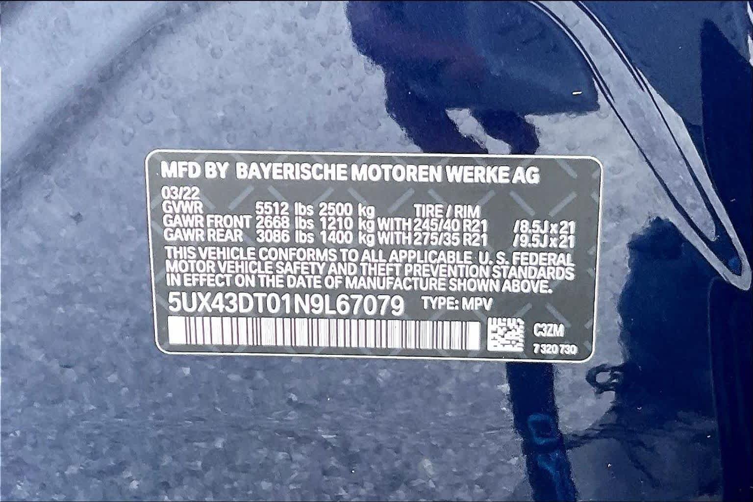 Used 2022 Tanzanite Blue II Metallic BMW M40i image 33