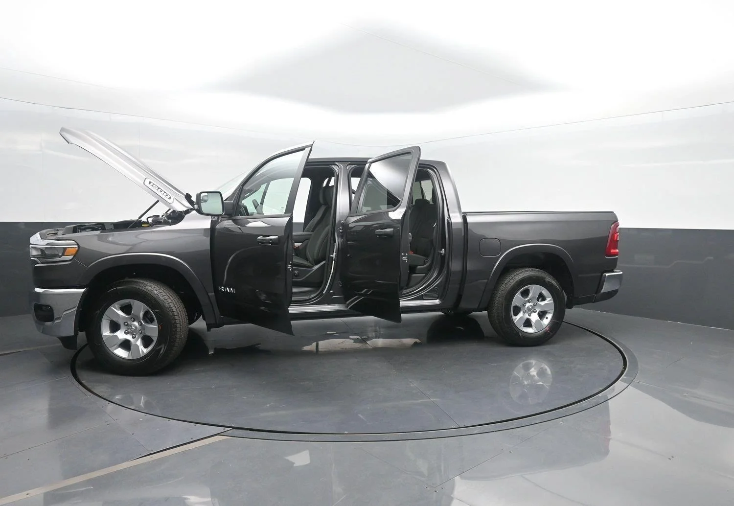 New 2027 Granite Crystal Metallic Clear-Coat Exterior Paint RAM Big Horn image 49