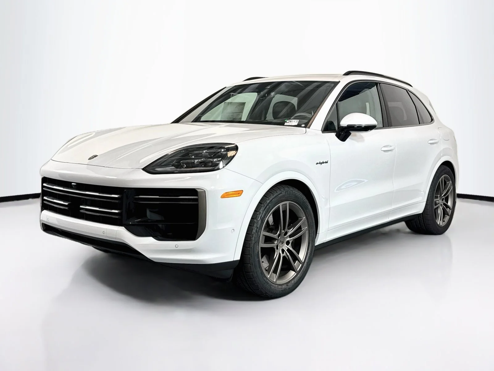 New 2026 Carrara White Metallic Porsche Turbo E-Hybrid image 1