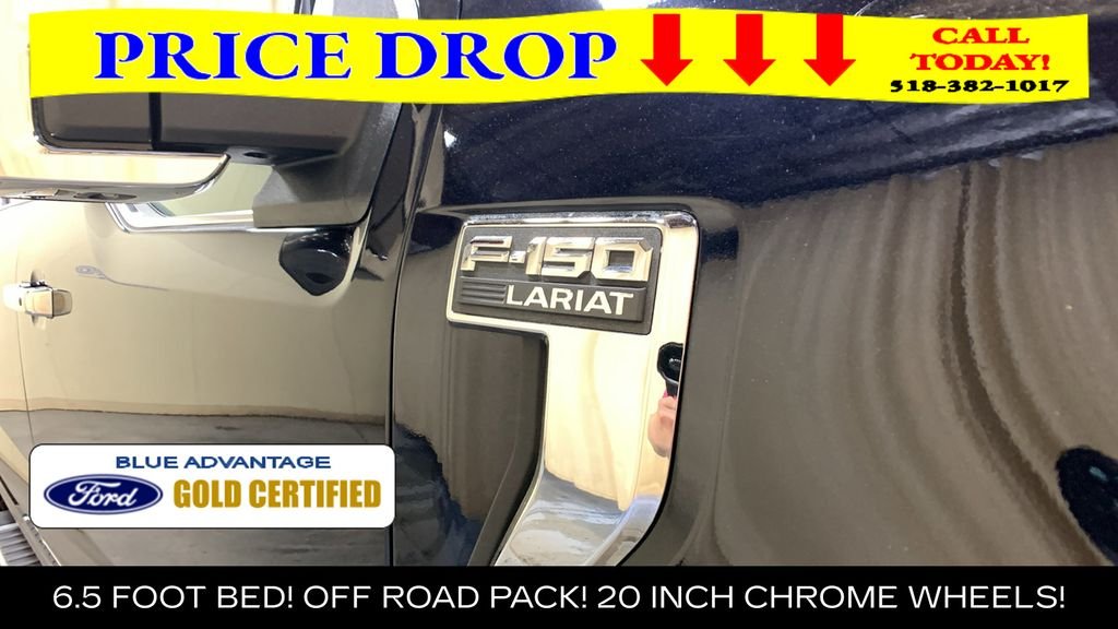 Certified Used 2022 Blue Metallic Ford Lariat image 10