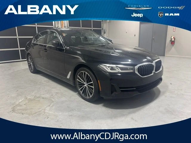 Used 2023 Black BMW 540i image 1