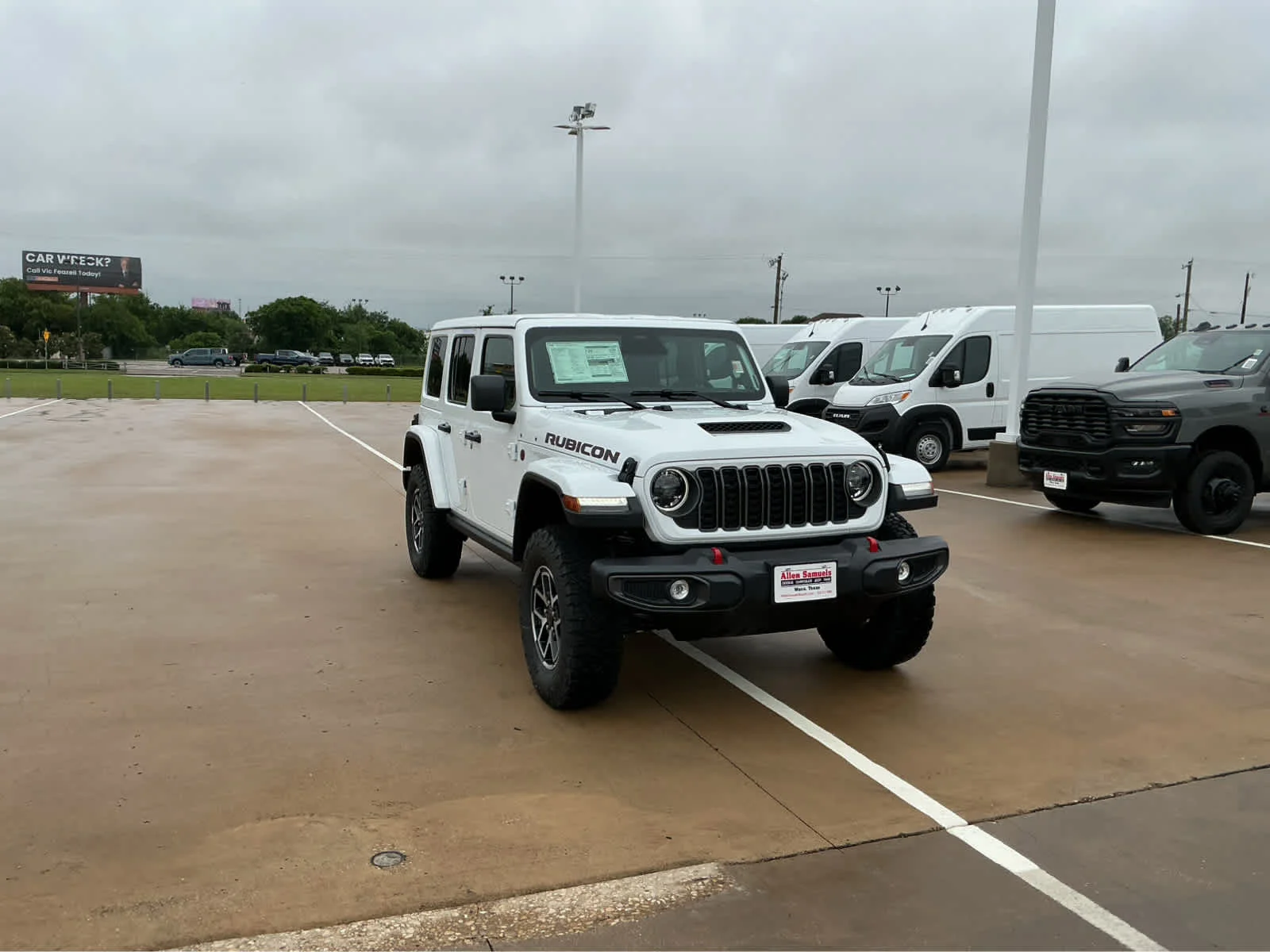 New 2026 Bright White Clearcoat Jeep Rubicon image 4