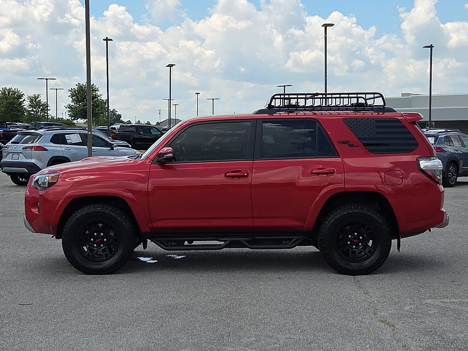 Used 2022 Barcelona Red Metallic Toyota TRD Off Road Premium image 3