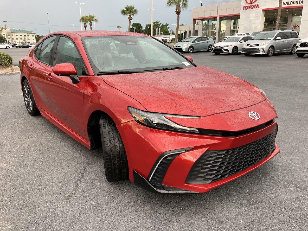 Used 2025 Red (Supersonic Red) Toyota SE image 7