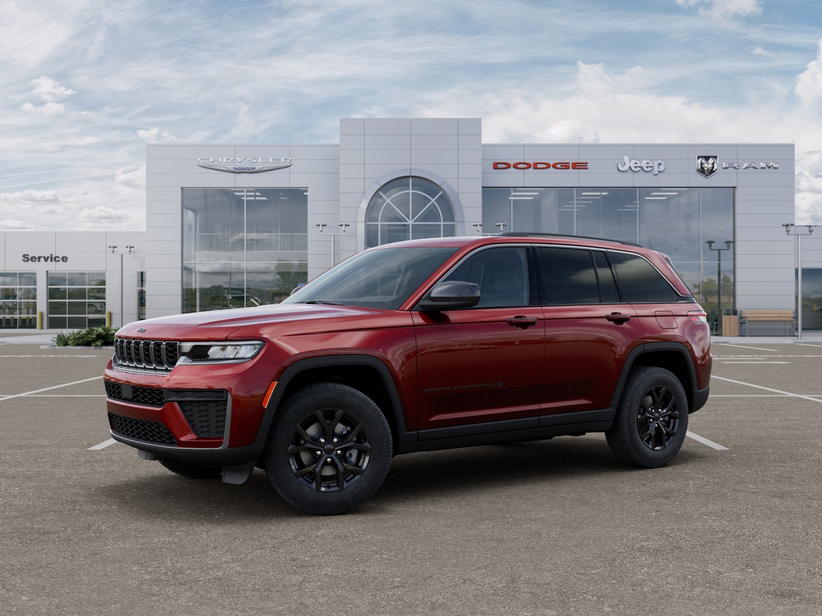 New 2026 Velvet Red Pearlcoat Jeep Altitude image 2