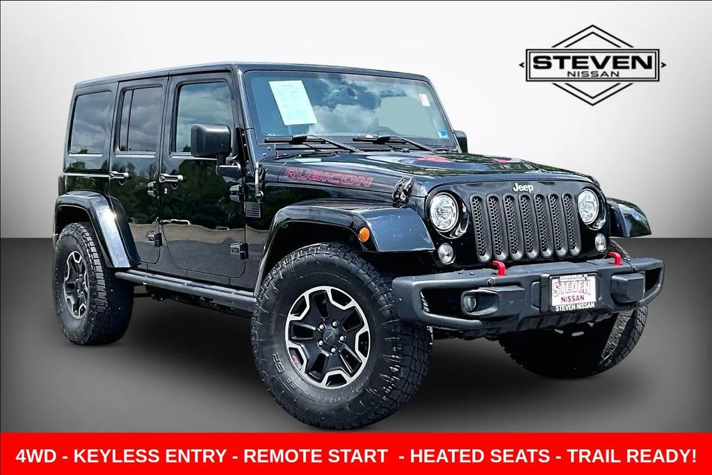 Used 2017 Black Jeep Unlimited Rubicon image 1