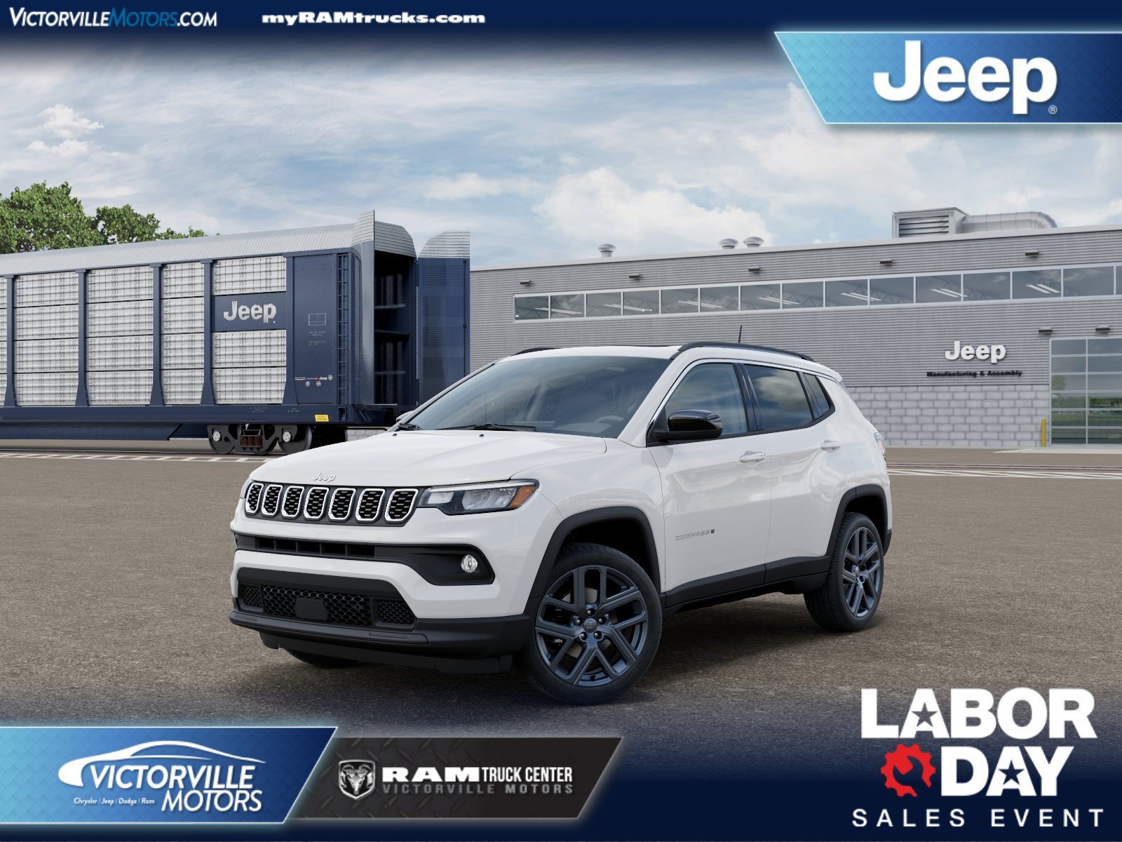 New 2026 Bright White Clearcoat Jeep  image 1