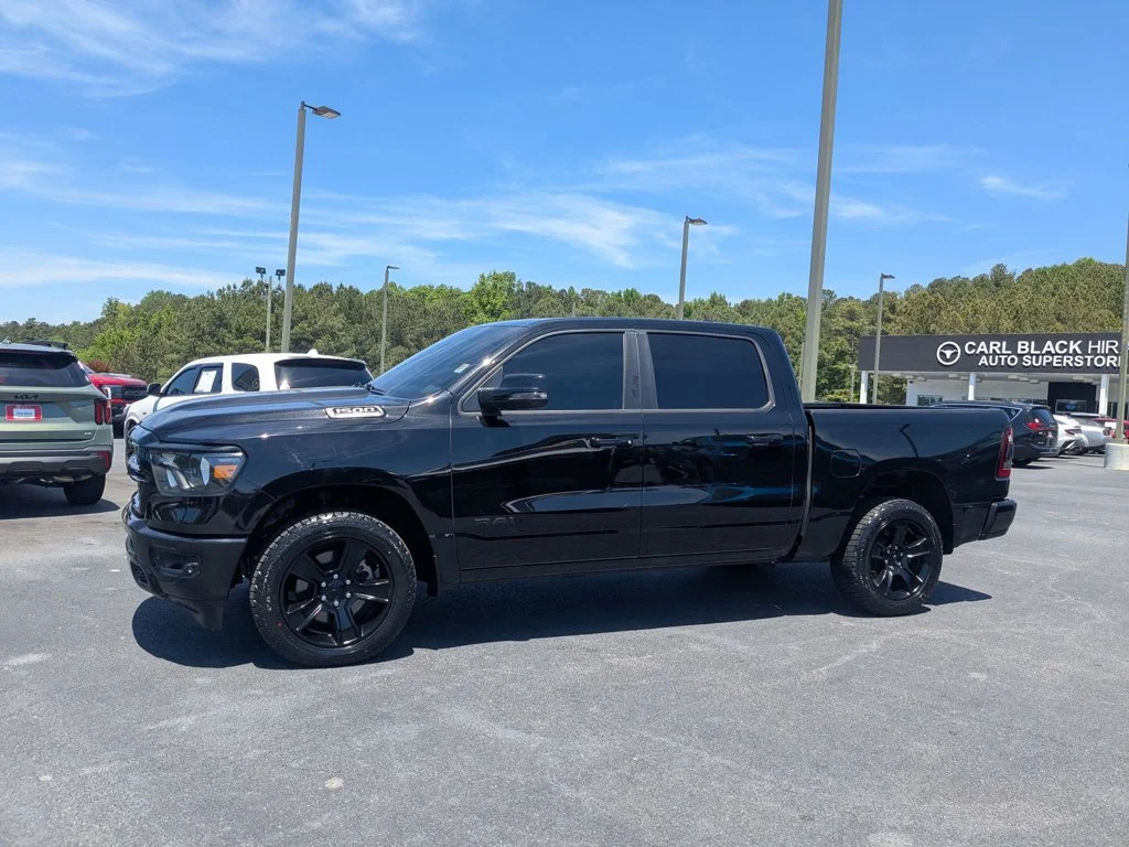 Used 2023 Diamond Black Crystal Pearlcoat Ram Big Horn image 8