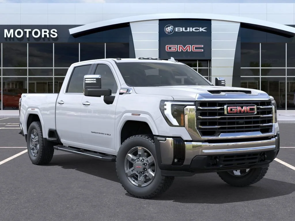New 2026 Glacier White Tricoat GMC SLT image 7