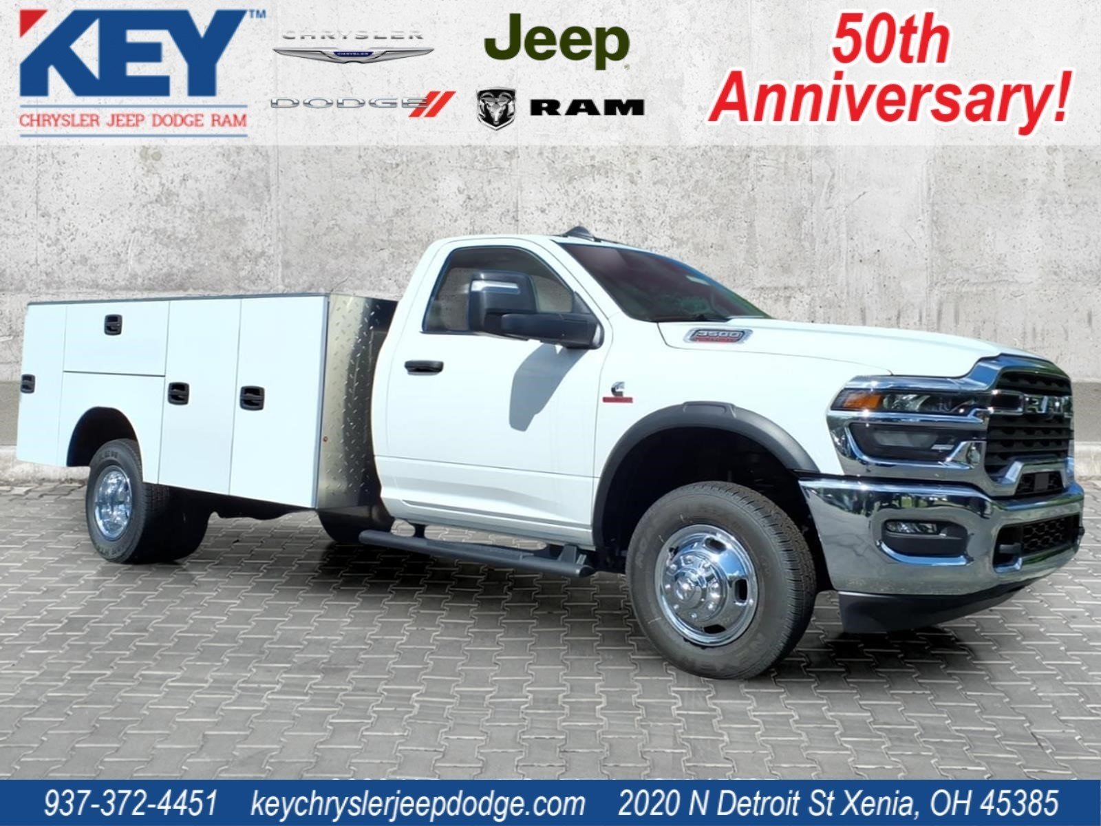 New 2026 Bright White Clear-Coat Exterior Paint RAM Tradesman/Big Horn image 1