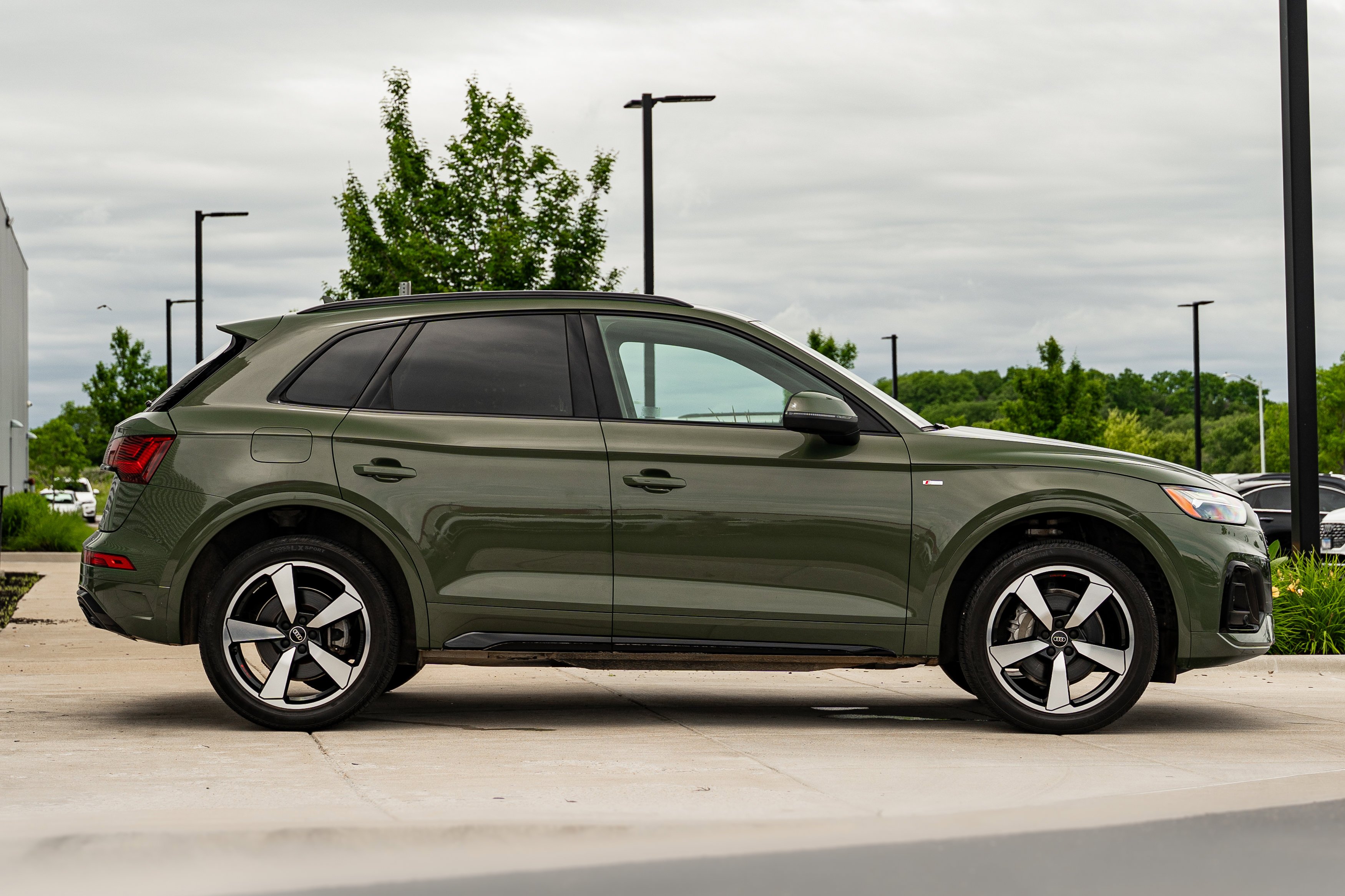 Certified Used 2023 District Green Metallic Audi S line Premium Plus image 3