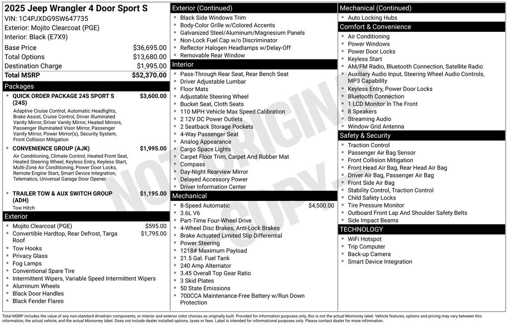 2025 Jeep Wrangler 4-Door Sport S - Photo 45
