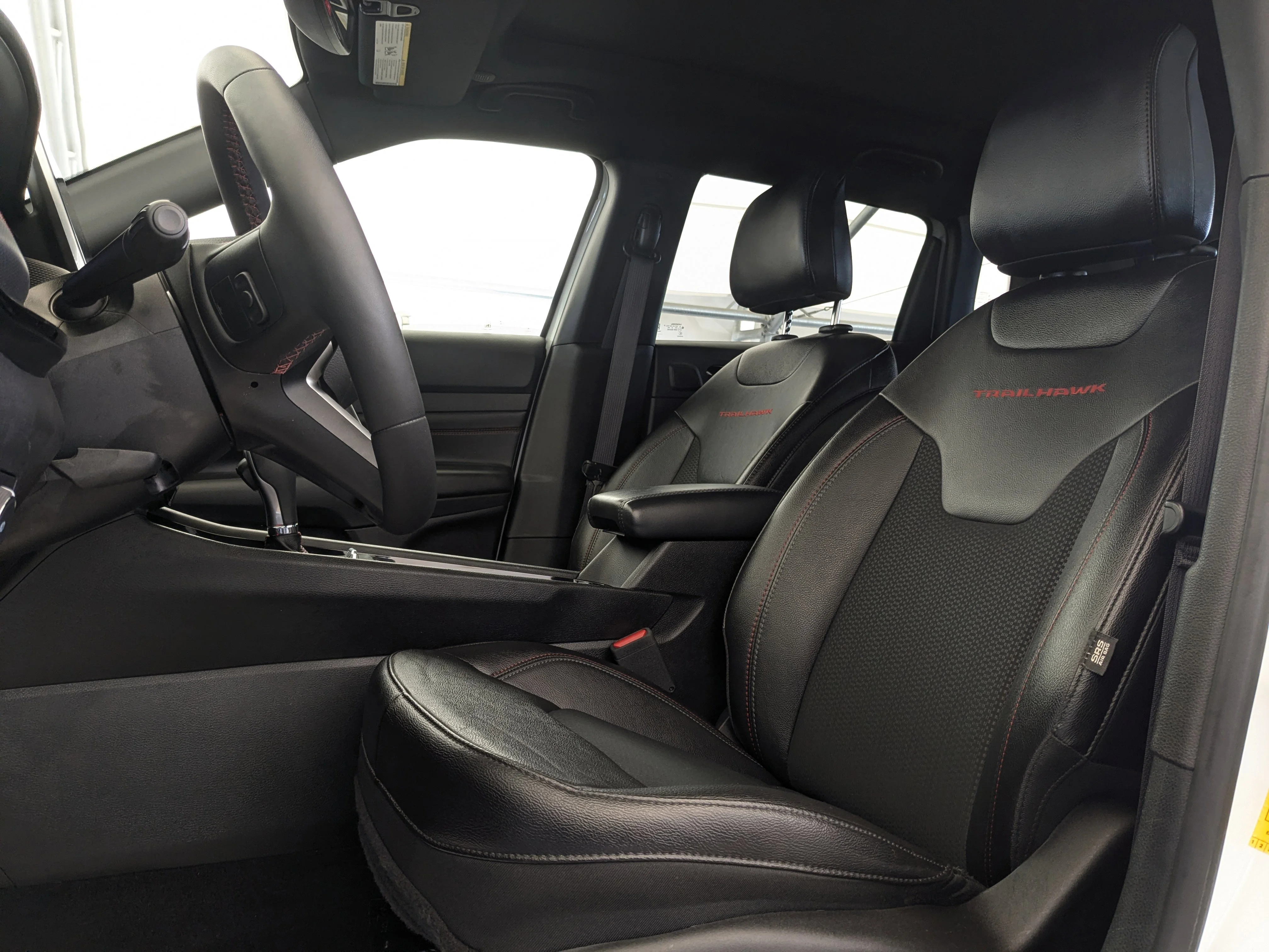 Used 2024 Black Jeep Trailhawk - Sun & Sound Group - Dual Pane Sunroof - Leather - NAV & More image 15