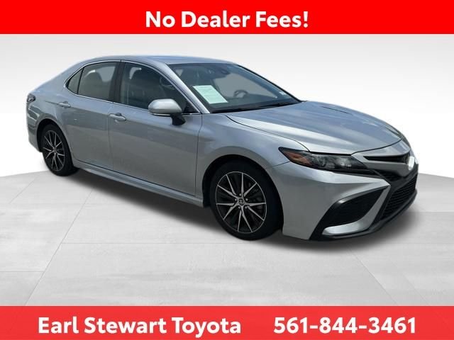 Certified Used 2023 Silver Toyota SE image 2