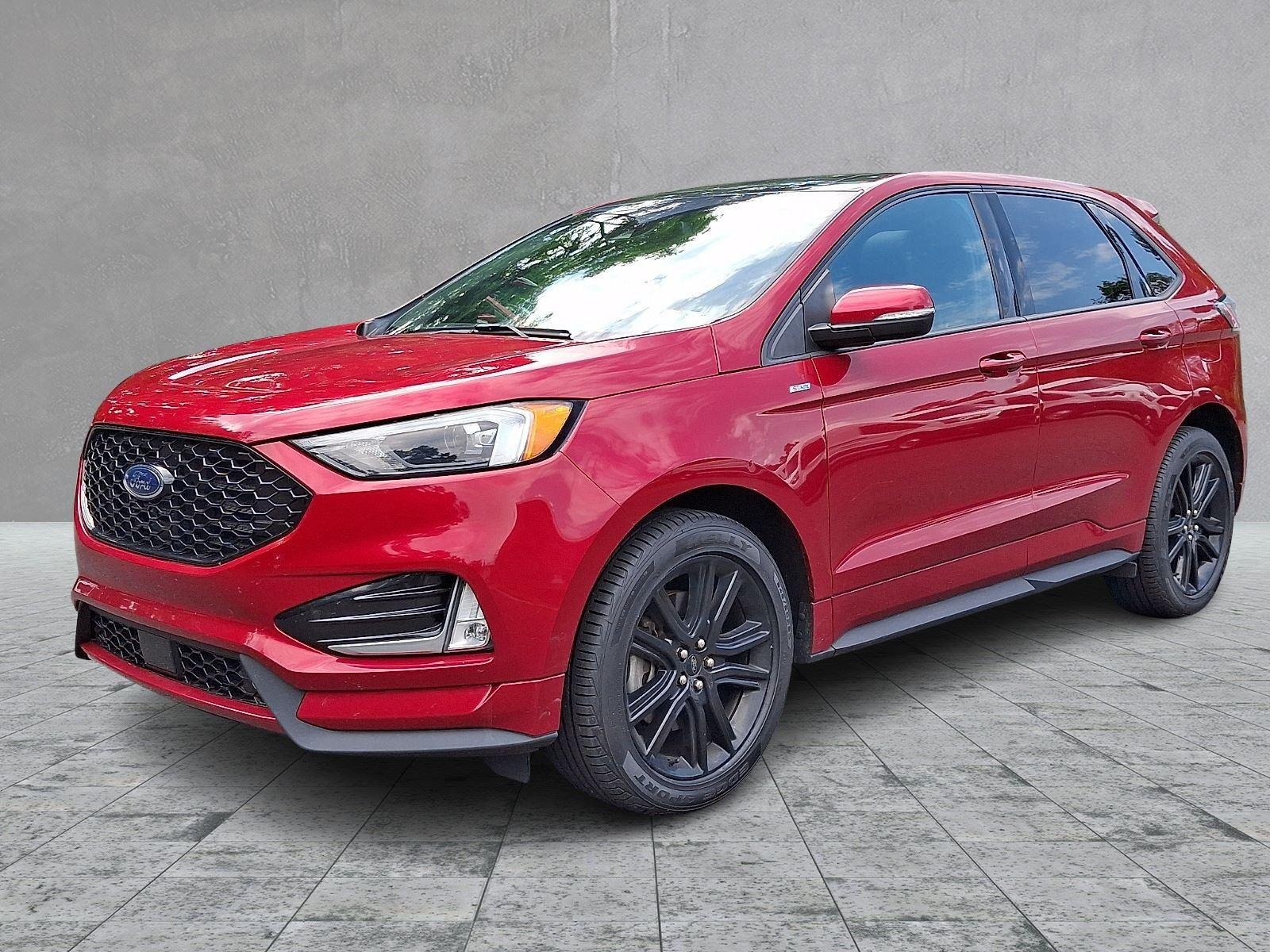 Used 2020 Rapid Red Metallic Tinted Clearcoat FORD ST LINE image 3